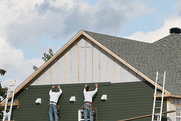 Professional Emergency Siding Repair technician working in McAlisterville, PA